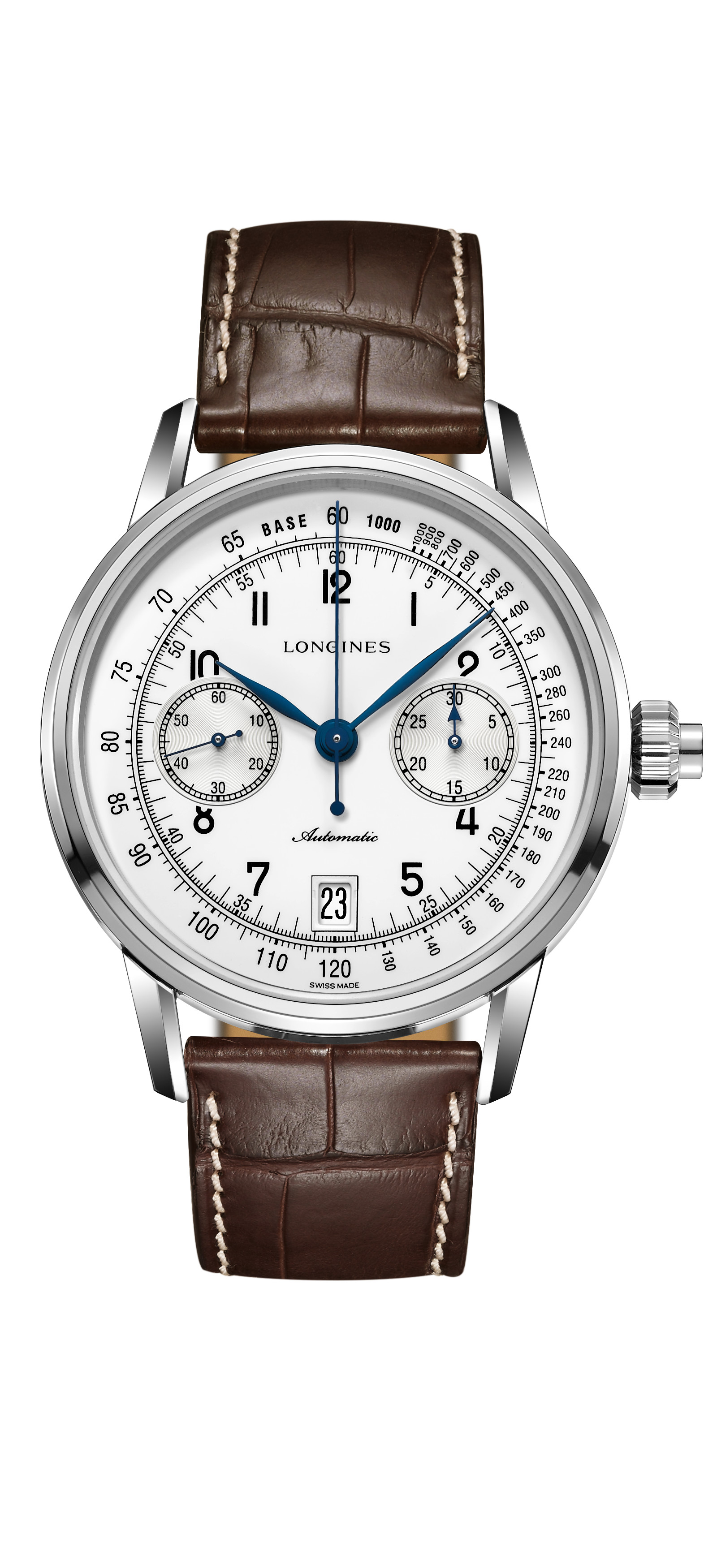 The Longines Column-Wheel Single Push 