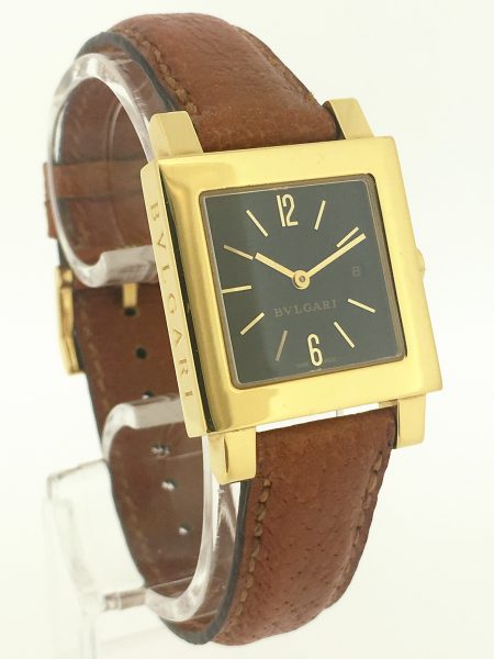 Certified Pre-Owned Watches :: Bulgari Quadrato Gold - La Maison de  l'Horlogerie