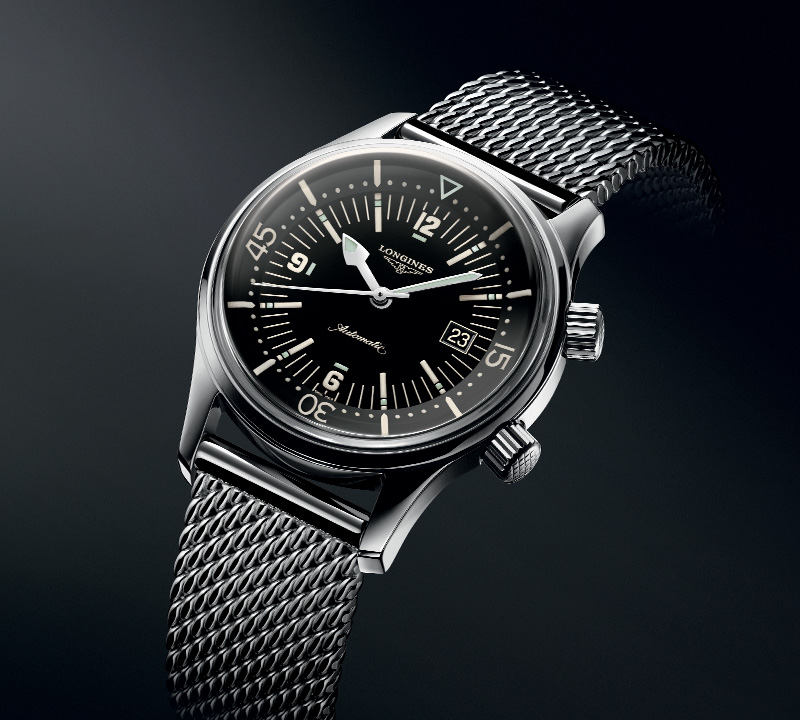 Watches :: Longines :: Heritage :: Heritage Diver :: The Longines Legend  Diver Watch :: The Longines Legend Diver Watch - La Maison de l'Horlogerie